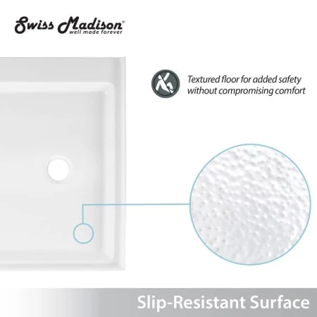 Swiss Madison Voltaire 60" x 34" Rectangular Shower Base with Single Threshold and Center Drain 7 Swiss Madison Voltaire 60" x 34" Rectangular Shower Base with Single Threshold and Center Drain - Image 5