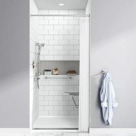 American Standard Townsend 64" x 34" Rectangular Shower Base with Single Threshold and Front Drain 5 American Standard Townsend 64" x 34" Rectangular Shower Base with Single Threshold and Front Drain - Image 3