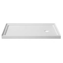 Anzzi Colossi 60" x 36" Rectangular Shower Base with Single Threshold and Right Drain