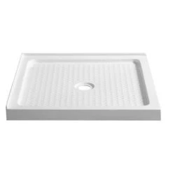 Anzzi Valley 38" x 38" Double Threshold Shower Base with Center Drain