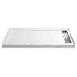 Anzzi Field 60" x 36" Double Threshold Shower Base with Right Drain