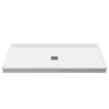 Anzzi Alexander 60" x 30" Rectangular Shower Base with Single Threshold, and Center Drain -Shower Bases Sales anzzi sb az101c 493739