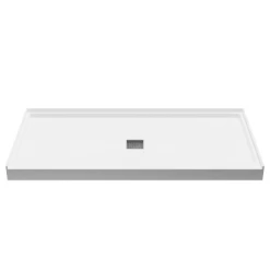 Anzzi Alexander 60" x 30" Rectangular Shower Base with Single Threshold, and Center Drain
