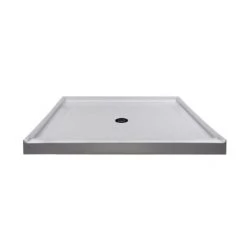 Jacuzzi Catalina™ 48" X 42" Rectangular Shower Pan with Single, Low-Barrier Threshold with Center Drain