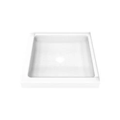 DreamLine DreamStone 36" x 36" Shower Base with Double Threshold and Center Drain