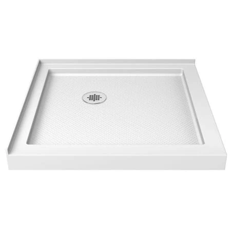 DreamLine SlimLine 36" x 36" Shower Base with 2 Thresholds and Corner Drain 3 DreamLine SlimLine 36" x 36" Shower Base with 2 Thresholds and Corner Drain