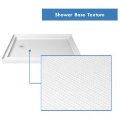 DreamLine SlimLine 36" x 36" Shower Base with 2 Thresholds and Corner Drain 13 DreamLine SlimLine 36" x 36" Shower Base with 2 Thresholds and Corner Drain -Shower Bases Sales dreamline dlt 1036360 alternate view 7650