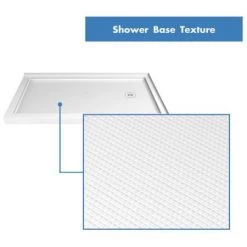 DreamLine SlimLine 36" x 48" Shower Base with 2 Thresholds and 3-1/4" Right-hand Drain -Shower Bases Sales dreamline dlt 1036482 alternate view 7660