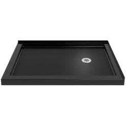 DreamLine SlimLine 36" X 60" Shower Base with 2 Thresholds and Right-Side Drain