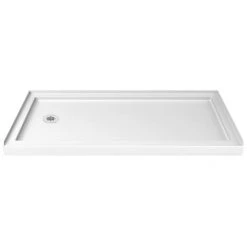 DreamLine SlimLine 32" x 60" Shower Base with Single Threshold and 3-1/4" Left-hand Drain