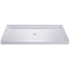 DreamLine SlimLine 34" x 60" Shower Base with 3-1/4" Center Drain