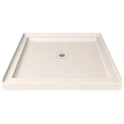 DreamLine SlimLine 42" x 42" x 2-3/4" Center Drain Single Threshold Shower Base