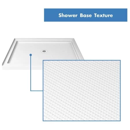 DreamLine SlimLine 42" x 42" x 2-3/4" Center Drain Single Threshold Shower Base 8 DreamLine SlimLine 42" x 42" x 2-3/4" Center Drain Single Threshold Shower Base - Image 6