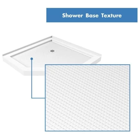 DreamLine SlimLine 40" x 40" Neo-Angle Shower Base with Corner Drain 8 DreamLine SlimLine 40" x 40" Neo-Angle Shower Base with Corner Drain - Image 6