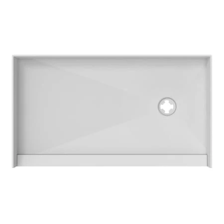 DreamLine TilePrime 32" D x 60" W x 3" H Single Threshold Shower Base with Right Drain 4 DreamLine TilePrime 32" D x 60" W x 3" H Single Threshold Shower Base with Right Drain - Image 2