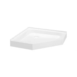 Swiss Madison Voltaire 36" x 36" Neo-Angle Shower Base with Single Threshold and Rear Drain 10 Swiss Madison Voltaire 36" x 36" Neo-Angle Shower Base with Single Threshold and Rear Drain -Shower Bases Sales glossy