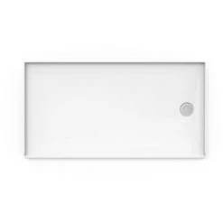Jacuzzi Catalina 60" x 32" Rectangular Shower Base with Single Threshold and Right Drain