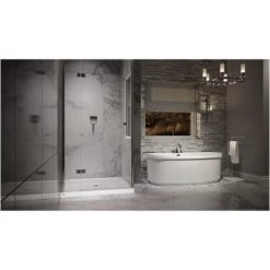 Jacuzzi Catalina™ 36" X 48" Rectangular Shower Pan with Single, Low-Barrier Threshold with Center Drain -Shower Bases Sales jacuzzi cat3648scxxxx alternate view 15