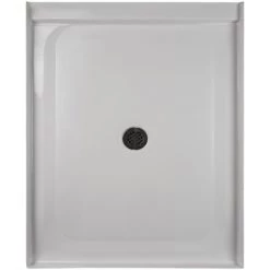 Jacuzzi Catalina™ 36" X 48" Rectangular Shower Pan with Single, Low-Barrier Threshold with Center Drain