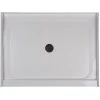 Jacuzzi Catalina™ 48" X 36" Rectangular Shower Pan with Single, Low-Barrier Threshold with Center Drain -Shower Bases Sales jacuzzi cat4836scxxxxw 100825