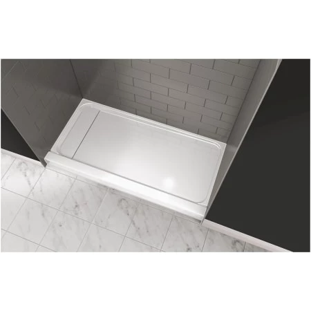 Jacuzzi Catalina™ 60" X 30" Rectangular Shower Pan with Single, Low-Barrier Threshold with Left Drain 6 Jacuzzi Catalina™ 60" X 30" Rectangular Shower Pan with Single, Low-Barrier Threshold with Left Drain - Image 5