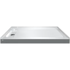 Jacuzzi Catalina™ 60" X 30" Rectangular Shower Pan with Single, Low-Barrier Threshold with Right Drain -Shower Bases Sales jacuzzi cat6030srxxxxw alternate view 244