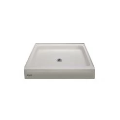 Jacuzzi Cayman 36" x 36" Single Threshold Shower Pans with Center Drain