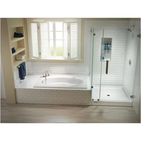Jacuzzi Cayman 42" x 60" Single Threshold Shower Pans with Center Drain 4 Jacuzzi Cayman 42" x 60" Single Threshold Shower Pans with Center Drain - Image 2