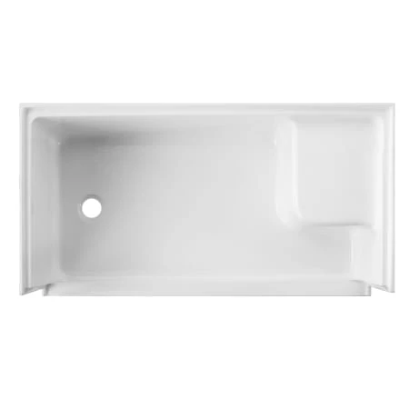 Kingston Brass Grenada 60" x 32" Rectangular Shower Base with Single Threshold Left Drain 3 Kingston Brass Grenada 60" x 32" Rectangular Shower Base with Single Threshold Left Drain - Image 2
