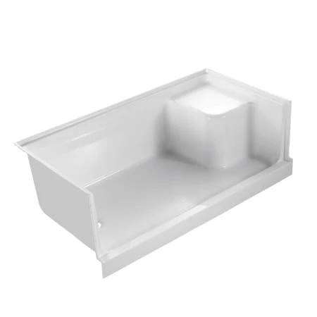 Kingston Brass Grenada 60" x 32" Rectangular Shower Base with Single Threshold Left Drain 5 Kingston Brass Grenada 60" x 32" Rectangular Shower Base with Single Threshold Left Drain - Image 4