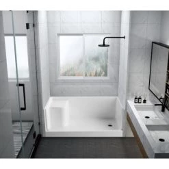 Kingston Brass Grenada 60" x 32" Rectangular Shower Base with Single Threshold Right Drain 9 Kingston Brass Grenada 60" x 32" Rectangular Shower Base with Single Threshold Right Drain -Shower Bases Sales kingston brass vtsb603221r alternate view 1809