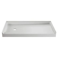 Kingston Brass Bonaire 60" x 32" Rectangular Shower Base with Single Threshold Left Drain 8 Kingston Brass Bonaire 60" x 32" Rectangular Shower Base with Single Threshold Left Drain -Shower Bases Sales kingston brass vtsb60326l alternate view 1820