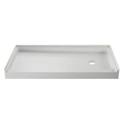 Kingston Brass Bonaire 60" x 32" Rectangular Shower Base with Single Threshold Right Drain -Shower Bases Sales kingston brass vtsb60326r alternate view 1824