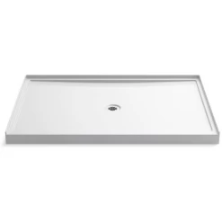 Kohler Rely 60" x 42" Shower Base with Single Threshold and 3-1/4" Center Drain