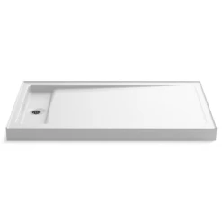 Kohler Bellwether 60" x 34" Rectangular Shower Base with Single Threshold and Left Drain