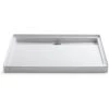 Kohler Groove 48" x 36" Single Threshold Rear Center Drain Shower Base -Shower Bases Sales kohler 9925 0