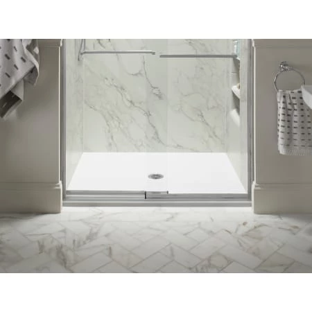 Kohler Ballast 48" x 36" Shower Base with Center Drain 6 Kohler Ballast 48" x 36" Shower Base with Center Drain - Image 4