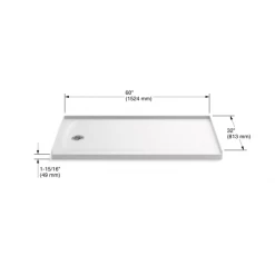 Kohler Ballast 60" Single Threshold Shower Base with Left Drain 13 Kohler Ballast 60" Single Threshold Shower Base with Left Drain -Shower Bases Sales kohler k 1937 alternate image 70