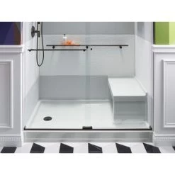 Kohler Tresham 60" x 36" Single Threshold Shower Receptor with Integral Seat and Left Hand Drain 12 Kohler Tresham 60" x 36" Single Threshold Shower Receptor with Integral Seat and Left Hand Drain -Shower Bases Sales kohler k 1979 alternate image 15