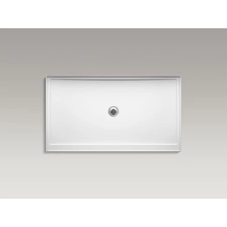 Kohler Rely 60" x 34" Rectangular Shower Base with Single Threshold and Center Drain 5 Kohler Rely 60" x 34" Rectangular Shower Base with Single Threshold and Center Drain - Image 3