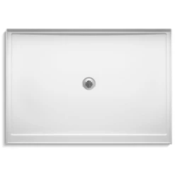 Kohler Rely 60" x 42" Shower Base with Single Threshold and 3-1/4" Center Drain -Shower Bases Sales kohler k 8659 alternate view 1001