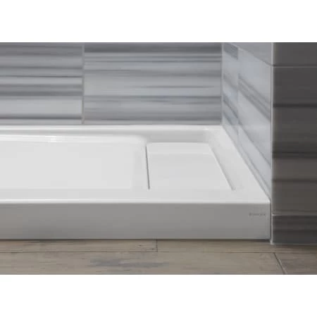 Kohler Bellwether 60" x 32" Single Threshold Shower Base with Recessed Offset Right Drain 4 Kohler Bellwether 60" x 32" Single Threshold Shower Base with Recessed Offset Right Drain - Image 2