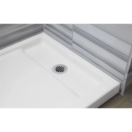 Kohler Bellwether 60" x 32" Single Threshold Shower Base with Recessed Offset Right Drain 7 Kohler Bellwether 60" x 32" Single Threshold Shower Base with Recessed Offset Right Drain - Image 5