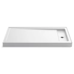 Kohler Bellwether 60" x 34" Single Threshold Shower Base with Recessed Right Drain