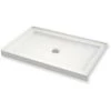 Maax B3Round 47-7/8" x 31-7/8" Rectangular Shower Base with Single Threshold and Center Drain
