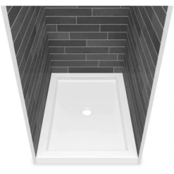 Maax B3Round 47-7/8" x 31-7/8" Rectangular Shower Base with Single Threshold and Center Drain -Shower Bases Sales maax 410001 501 alternate image 165