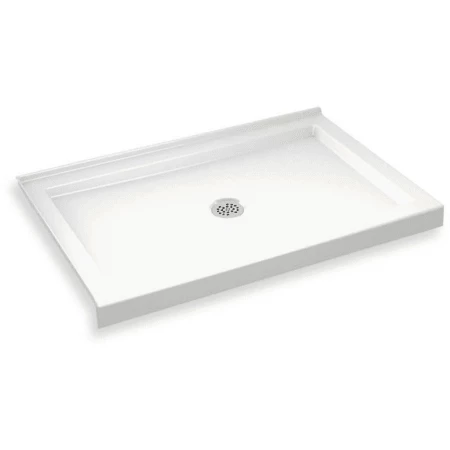 Maax B3Round 47-7/8" x 31-7/8" Rectangular Shower Base with Double Threshold and Center Drain 3 Maax B3Round 47-7/8" x 31-7/8" Rectangular Shower Base with Double Threshold and Center Drain