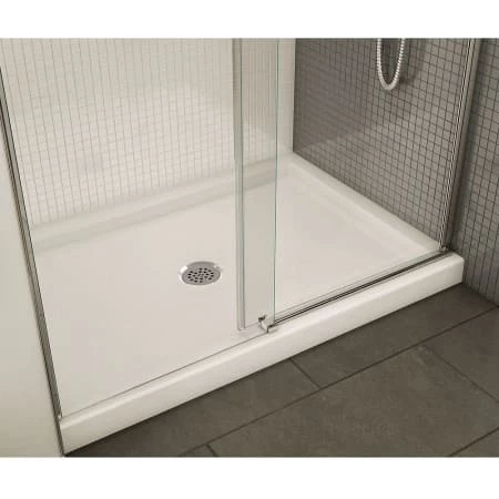 Maax B3Round 47-7/8" x 33-7/8" Rectangular Shower Base with Single Threshold and Center Drain 5 Maax B3Round 47-7/8" x 33-7/8" Rectangular Shower Base with Single Threshold and Center Drain - Image 3