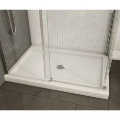 Maax B3Round 47-7/8" x 33-7/8" Rectangular Shower Base with Double Threshold and Center Drain 7 Maax B3Round 47-7/8" x 33-7/8" Rectangular Shower Base with Double Threshold and Center Drain -Shower Bases Sales maax 410002 502 alternate image 173