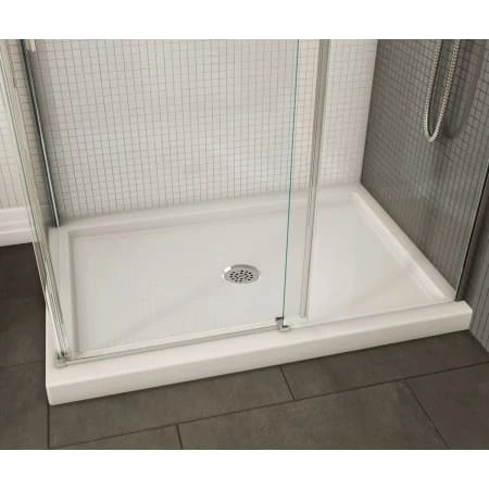 Maax B3Round 47-7/8" x 35-7/8" Rectangular Shower Base with Double Threshold and Center Drain 5 Maax B3Round 47-7/8" x 35-7/8" Rectangular Shower Base with Double Threshold and Center Drain - Image 3